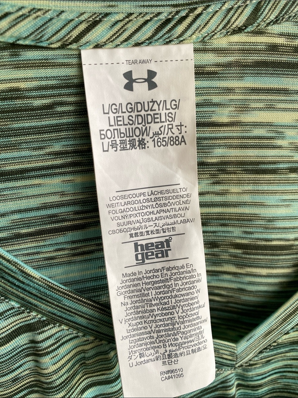 Under Armour HEAT GEAR Women's V-Neck Long Sleeve Top - Athletic Fit size large - Picture 4 of 8